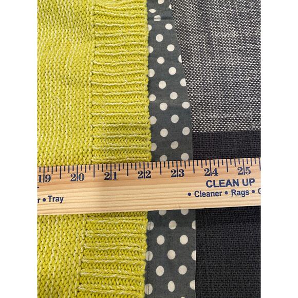 FIELD FLOWER ANTHROPOLOGIE KNIT SHIRT CARDIGAN SWEATER Polka Dot WOMENS SZ M - Picture 12 of 12